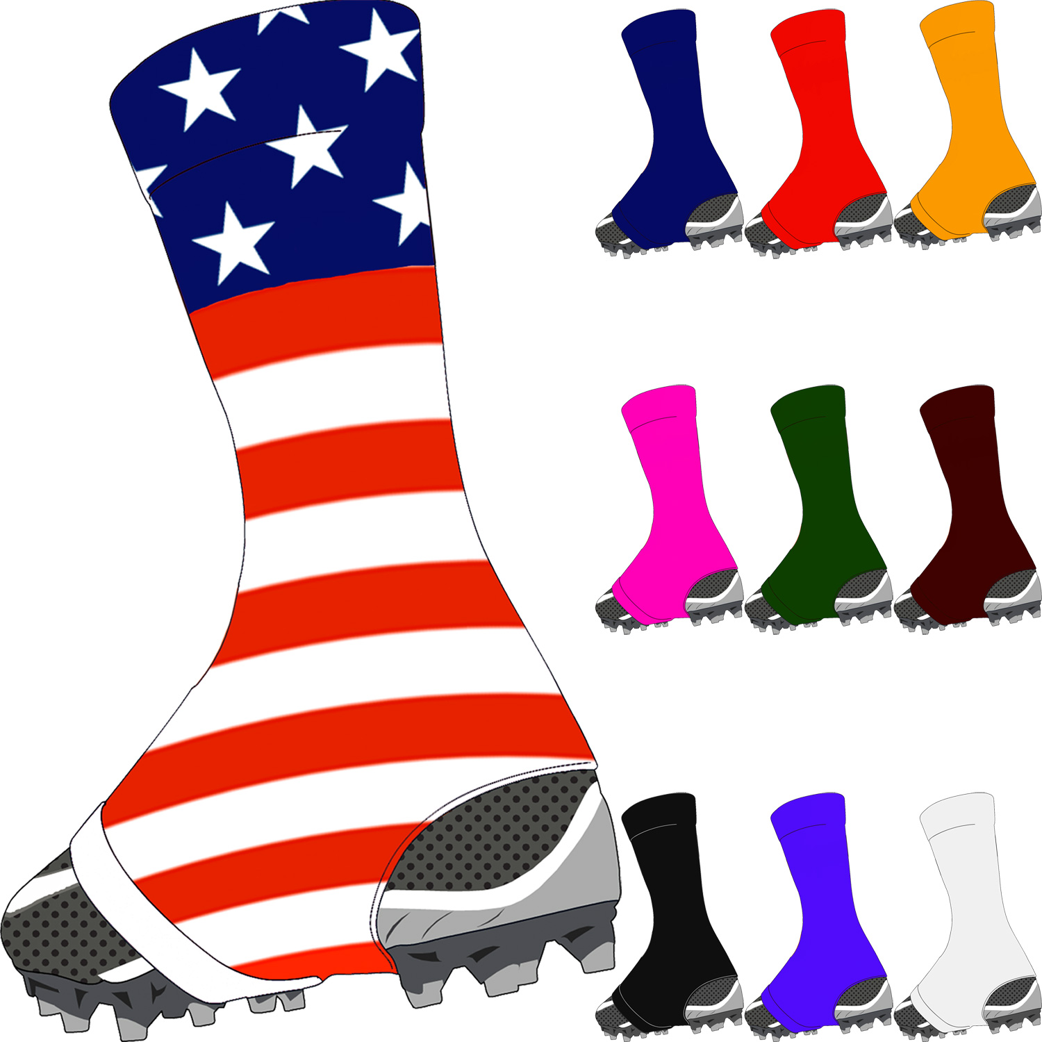 youth football cleat covers