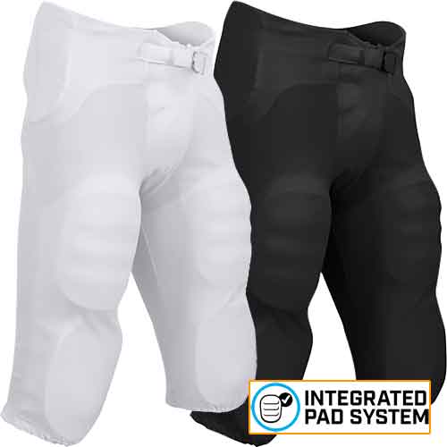 Champro Sports Safety Adult Integrated Football Pants with Pads