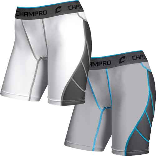 Women's Crossover Sliding Shorts with Foam