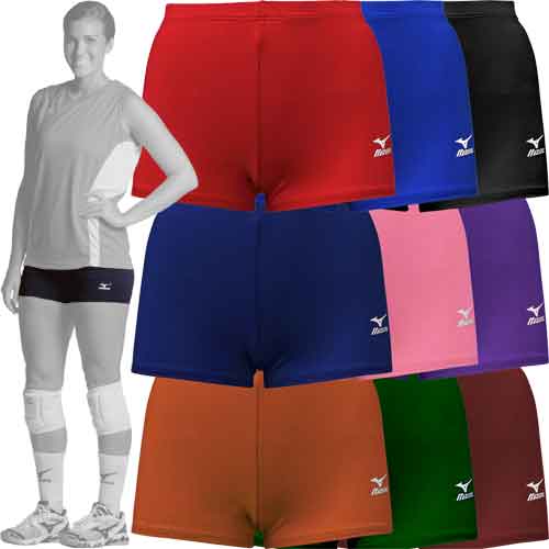 ASICS Women's 4? Court Short Volleyball Shorts (Black, XS