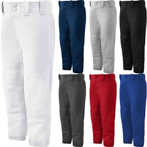 Mizuno Women's Softball Pants Belted Low Rise Select