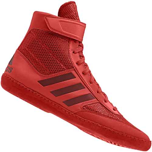 adidas red leather shoes