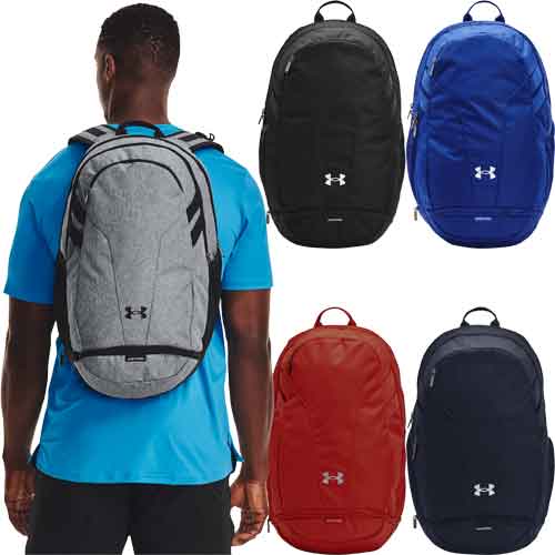 Mochilas Under Armour Hustle 5.0 Backpack Academy/ Red/ White