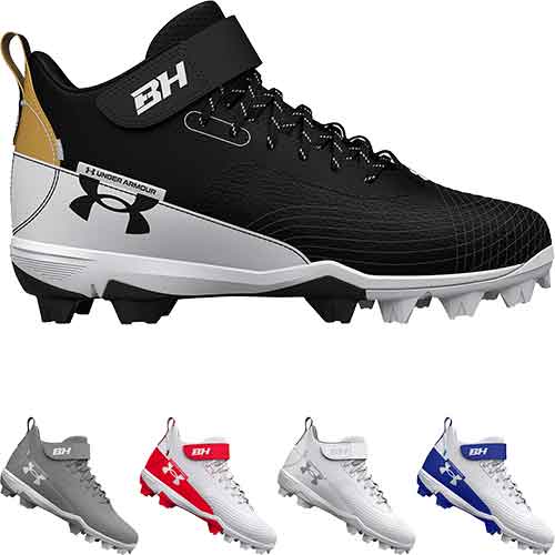 Under Armour Harper 7 Mid USA RM Youth Baseball Cleats