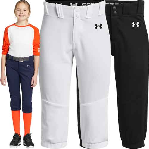 Under Armour Girls Softball Pants - Size YL (14/16)