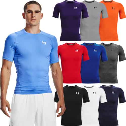 Purchase the Under Armour HeatGear Compression Short Sleeve whit