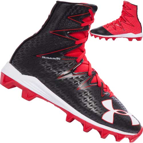 red under armour high tops