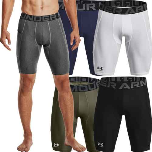 Under Armour HeatGear Pocket Men's Long Compression Shorts