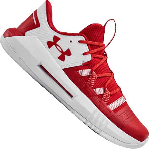Under Armour Womens Block City 2.0 Red Volleyball Shoes