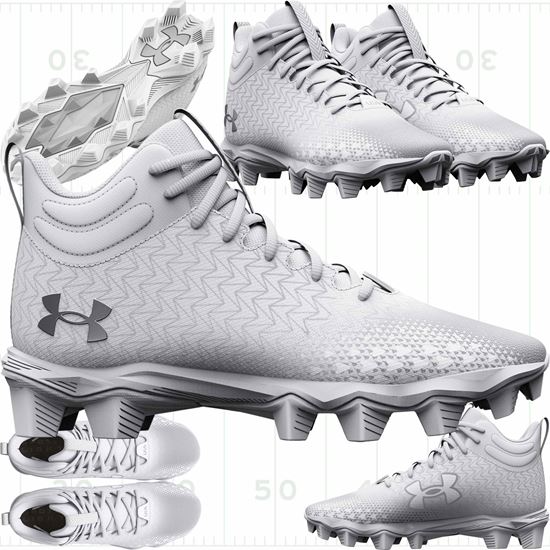 Under Armour Spotlight Franchise RM 3 Football Cleats - White