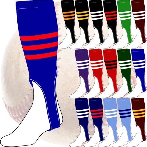 Baseball Stirrup Socks TCK 3-Stripe