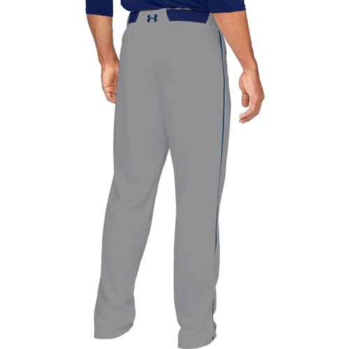 under armour white baseball pants with red piping