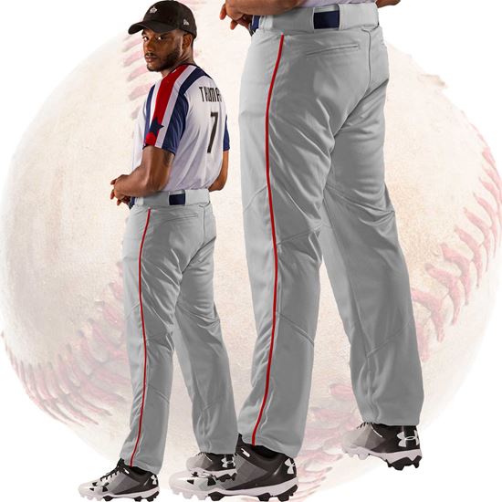 Baseball open bottom sweatpants - Princeton Threads