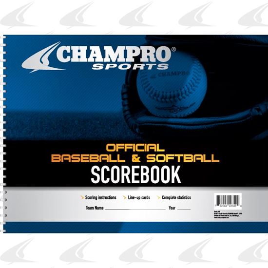 Champro Sports Baseball Fastpitch Softball Scorebooks