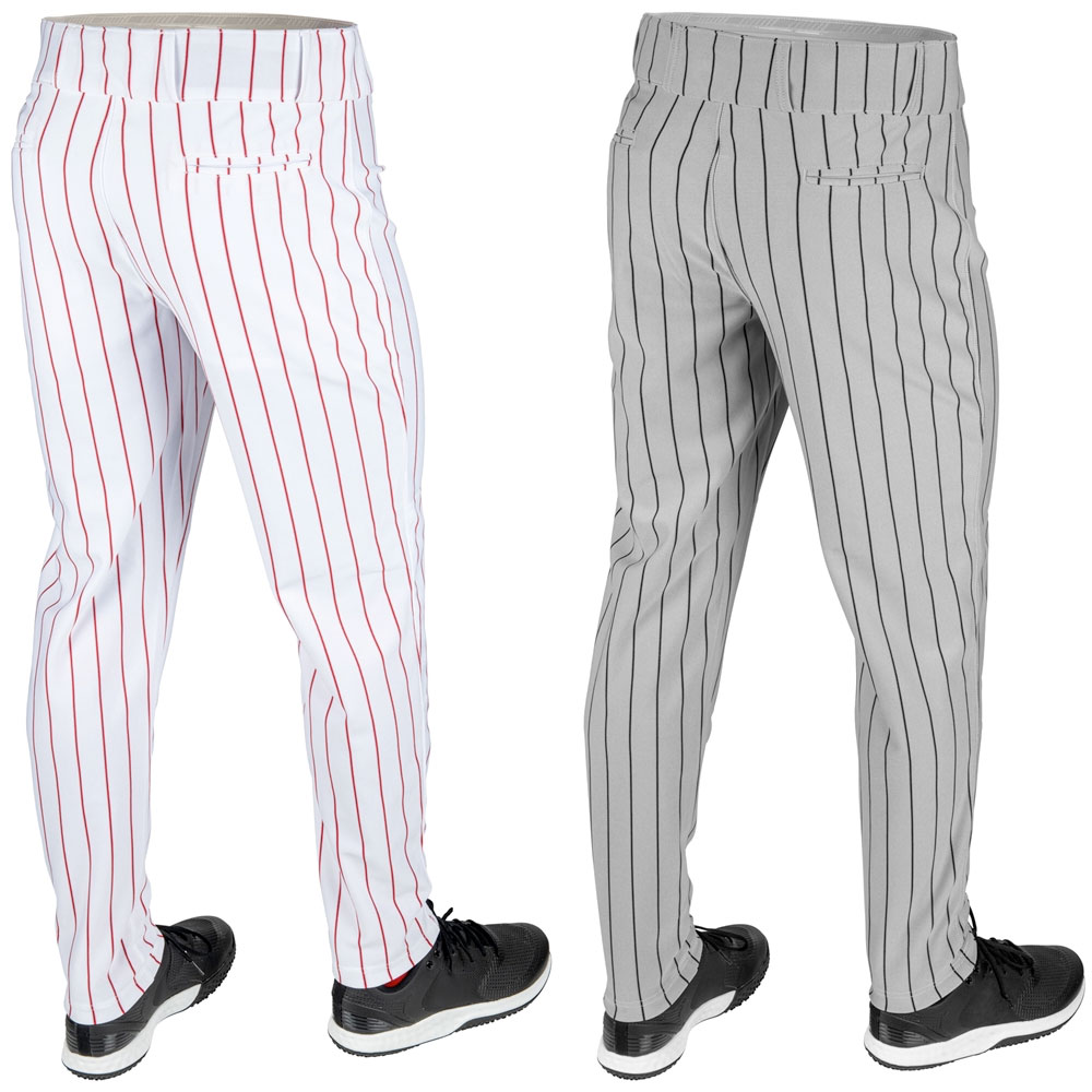 Champro Tapered Pinstripe Mens Baseball Pants - Back