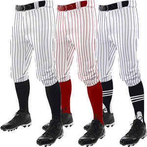 All-Star Classic Pinstripe Youth Baseball Pant BSP4Y-W - Bases Loaded