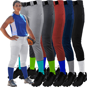 Women's Pull-Up Softball Pant #200 - YBA Shirts