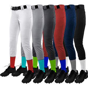  CHAMPRO Girls Tournament Traditional Low-Rise Softball Pants,  Black, Small : Clothing, Shoes & Jewelry