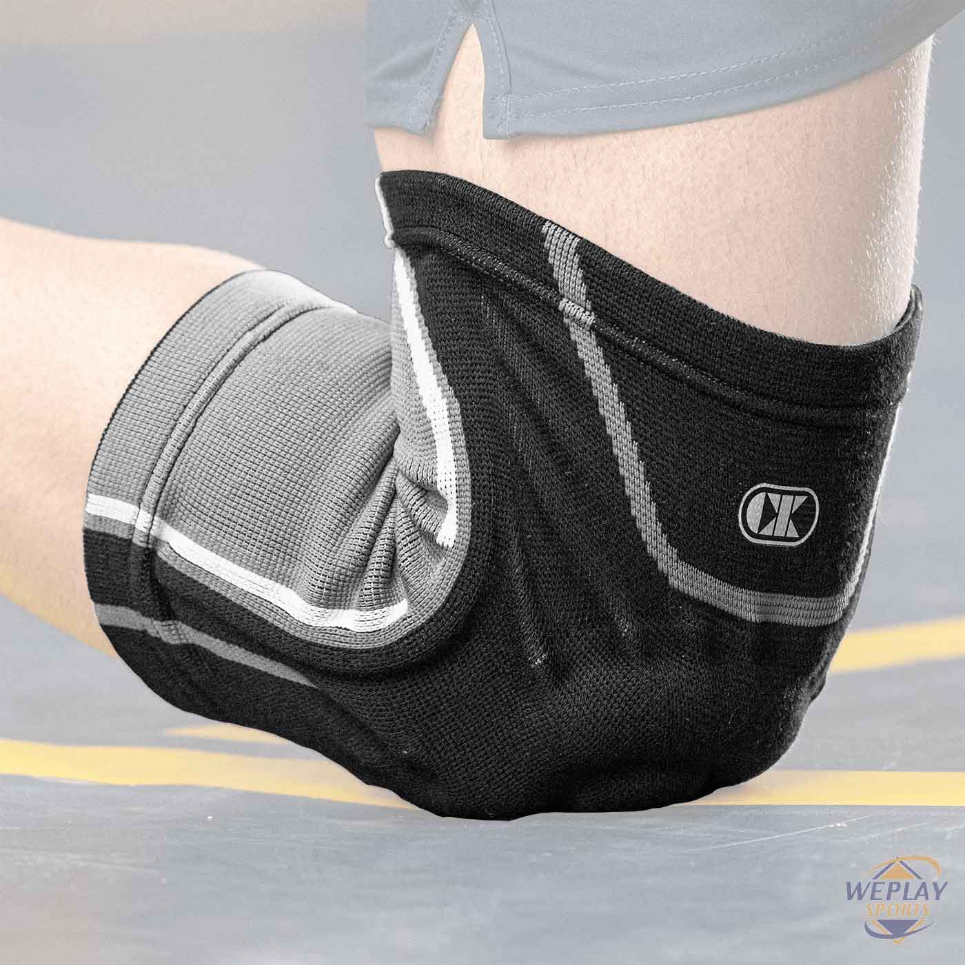 Cliff Keen Padlock Donut Support Wrestling Knee Pad - Soft Flexible Knit Fabric