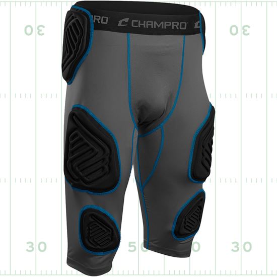Champro Sports Seven Pads built in Integrated Youth Boys Football