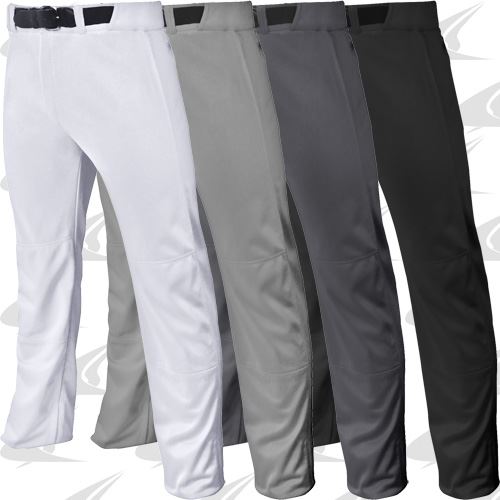 Baseball Express Youth Triple Play Open Bottom Baseball Pants, Adjustable  Length, Piped Game Pant with Elastic Waistband and Double Knee, YKK Zipper