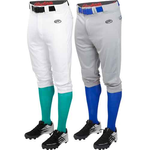 Rawlings Launch Knicker Length Youth Boys Baseball Pants