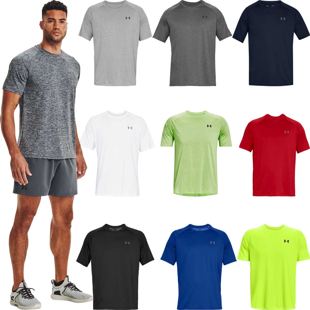 Under Armour Tech 2.0 Mens Short Sleeve T-Shirt - Available in Big and Tall Sizes