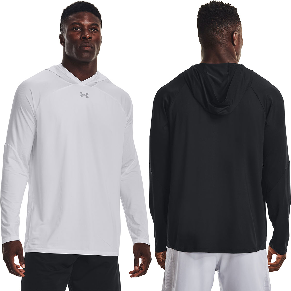 Under Armour Mens Team Knockout Long Sleeve Hooded Shirt