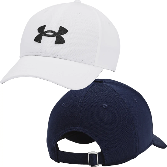 Under Armour Mens Blitzing Adjustable Cap - Front and Back