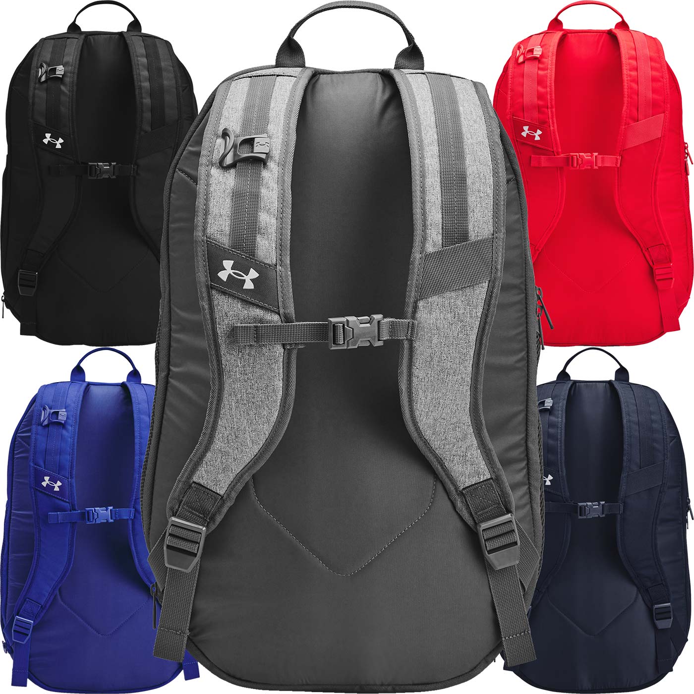 Under Armour Hustle 6.0 Team Back Pack - Available in 5 olors