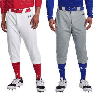  CHAMPRO Triple Crown Knicker Style Baseball Pants with Knit-in  Pinstripes and Reinforced Sliding Areas , White, Navy Pinstripes, Small :  Clothing, Shoes & Jewelry