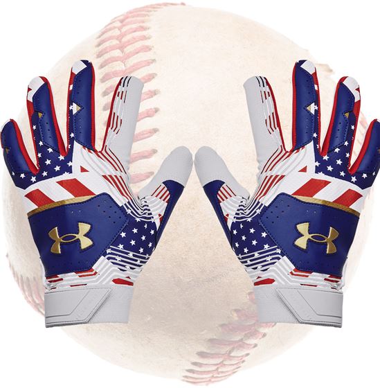 Under Armour Clean Up Youth Baseball Batting Gloves
