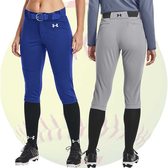 Under Armour Womens UA Vanish Softball Pants Dual Layer Back of