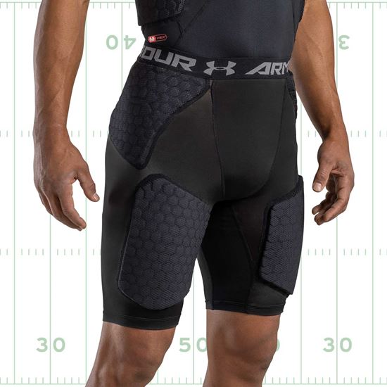 Under Armour 5 Pocket Hex Pad Football Girdle - Front
