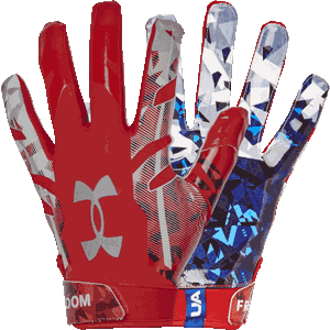 Under Armour F8 Novelty Football Gloves - Freedom
