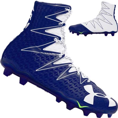 white high top football cleats