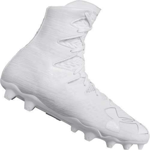 black and white under armour cleats