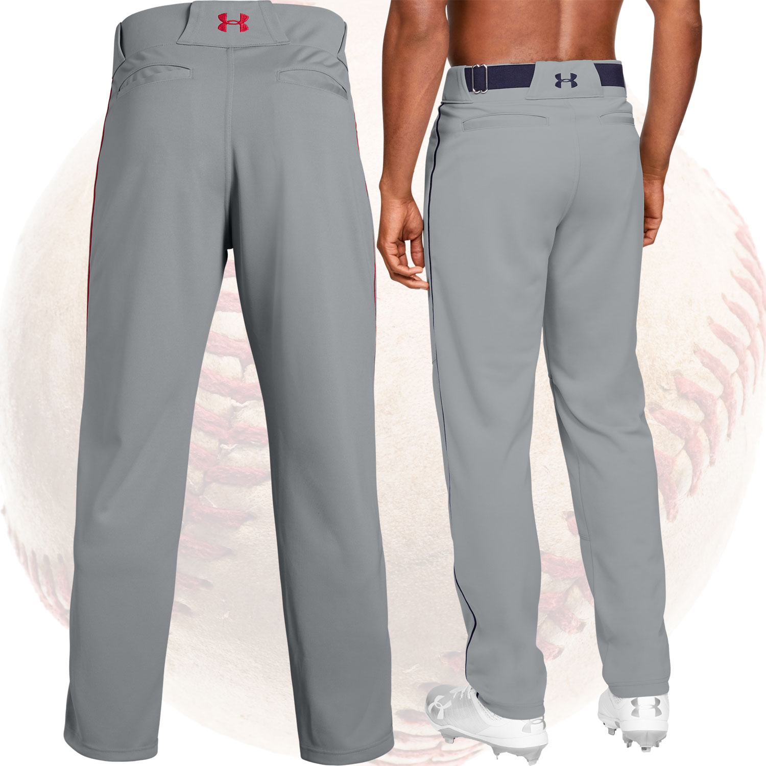 under armour pinstripe baseball pants