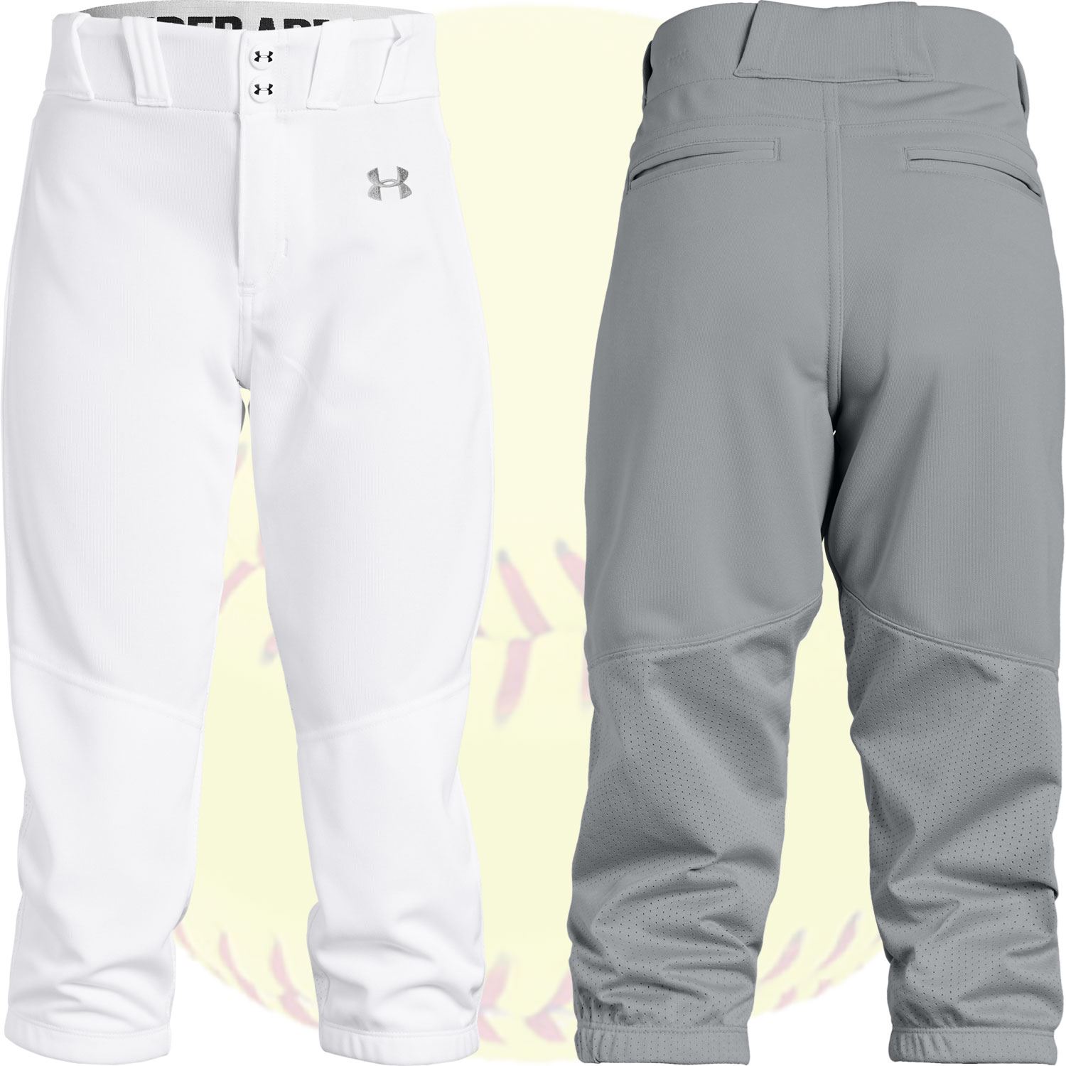 under armour softball pants with piping
